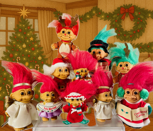 Bambole troll vintage - bambole,