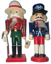 A Pair Of Painted  Wooden