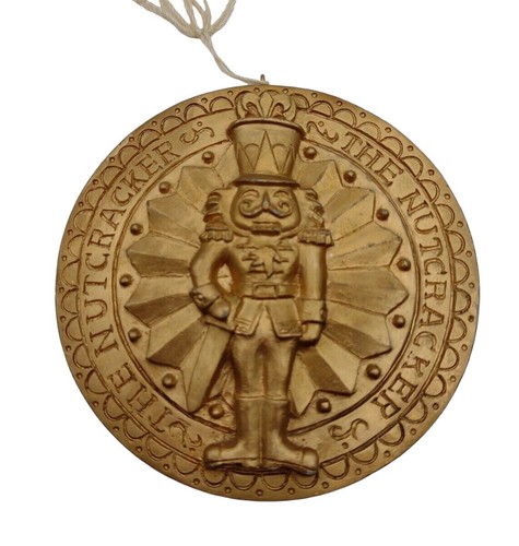 Medaglione disco resina oro